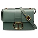 Dior Green Leather 30 Montaigne Flap Bag