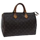 Louis Vuitton Monogram Speedy 35 Hand Bag M41524 LV Auth 71384