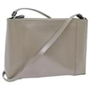 Christian Dior Shoulder Bag Enamel White Auth bs13604