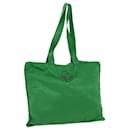 Prada Tote Bag Nylon Green Auth bs13648