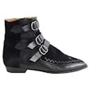 Leather buckle boots - Isabel Marant