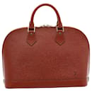LOUIS VUITTON Brown Epi Leather Alma PM Handbag in Brown - Louis Vuitton