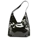 Prada Shoulder bags Patent leather Green Cleo