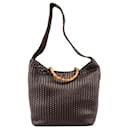 GUCCI Shoulder bags Leather brown Bamboo - Gucci