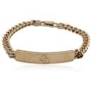 Bracelet avec logo à maillons en métal doré avec logo CD vintage - Christian Dior