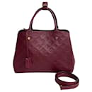 Louis Vuitton Montaigne MM Leather Handbag M41196 in good condition