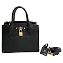 Louis Vuitton City Steamer Mini Leather Handbag 94294 in good condition