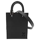 Louis Vuitton Petit Sac Plat Leather Handbag M69441 in excellent condition