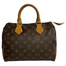 Louis Vuitton Speedy 25 Canvas Handbag M41528 in good condition