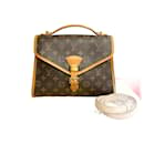 Louis Vuitton Bel Air Canvas Handbag M51122 in good condition