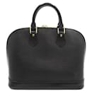 Louis Vuitton Alma PM Leather Handbag M52142 in good condition