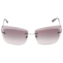Schwarze quadratische Sonnenbrille - Chanel