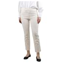 Camisa blanca de algodón con botones - talla UK 12 - Alberto Biani