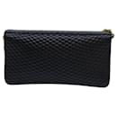BALLY Quilted Shoulder Bag Leather Black Auth yk11853 - Bally