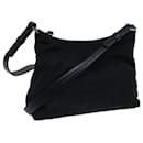 PRADA Shoulder Bag Nylon Black Auth 72080 - Prada