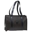 CELINE Macadam Canvas Shoulder Bag PVC Black Auth yk11787 - Céline