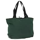 Prada Tote Bag Nylon Green Auth 71298