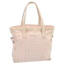 CHANEL New travel line Tote Bag Nylon Pink CC Auth ep3977 - Chanel