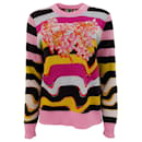 Libertine Pink Stripe Sweater with Crystal Details - Autre Marque