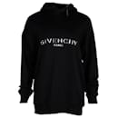 Givenchy 3Sweat à capuche avec logo D en coton noir