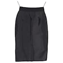 Dolce & Gabbana Pencil Skirt in Black Silk 