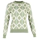 Dodo Bar Or Printed Crewneck Sweater in Green Cotton - Autre Marque