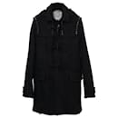 Valentino Studded Coat in Black Wool - Valentino Garavani