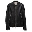 Valentino Studded Jacket in Black Leather - Valentino Garavani