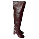 Louis Vuitton thigh-high boots