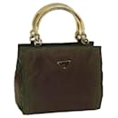PRADA Hand Bag Nylon Khaki Auth 72012 - Prada