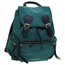 BURBERRY Backpack Nylon Green Auth 71305 - Burberry