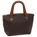 CELINE Macadam Canvas Hand Bag PVC Brown Auth 71532 - Céline