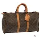 Louis Vuitton-Monogramm Keepall 45 Boston Bag M.41428 LV Auth 70986