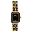 Relógio Chanel Premiere Chaine em aço inoxidável com quartzo dourado