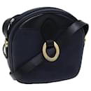 Borsa a tracolla in tela Christian Dior Trotter Navy Auth yk11847