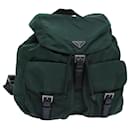 PRADA Backpack Nylon Green Auth bs13563 - Prada