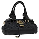 Chloe Paddington Shoulder Bag Leather Black Auth ep4004 - Chloé