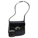 GUCCI Shoulder Bag Leather Black Auth yk11750 - Gucci