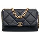 Chanel Large 19 Flap Bag Blue