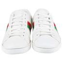 Baskets Ace Ace brodées blanches Gucci