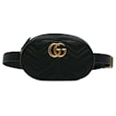 Gucci GG Marmont Matelasse Belt Bag Black