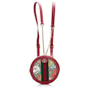Gucci GG Supreme Flora Ophidia Round Backpack Red