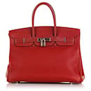 Hermes Togo Birkin 35 vermelho - Hermès