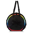 Baule per cappello morbido Louis Vuitton Taiga Rainbow nero