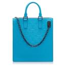 Louis Vuitton Monogram Taurillon Sac Plat Azul