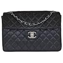 Chanel Black Quilted Maxi Classic Single Flap Bag