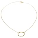 gucci 18K Yellow Gold Oval Pendant Necklace - Gucci