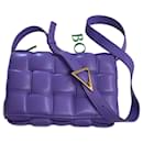 BOTTEGA VENETA Cassette medium padded intrecciato leather shoulder bag purple - Bottega Veneta