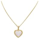 Vintage Van Cleef & Arpels pendant, "Heart", Yellow gold, diamants. - Autre Marque