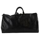 Keepall leather travel bag - Louis Vuitton